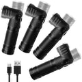 HAUTMEC Rechargeable LED Flashlights 500 High Lumens Super Bright Magnetic Flashlight Waterproof Mini Flashlight 3 Modes Handheld Small Flashlights Powerful for Camping, Outdoor, Hiking(4 Pack)