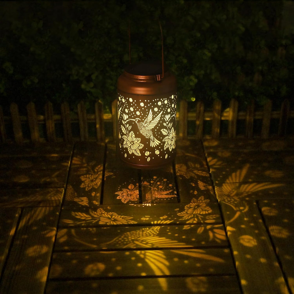 Cawalap Birthday Day Gifts for Women, Solar Lanterns Outdoor Waterproof