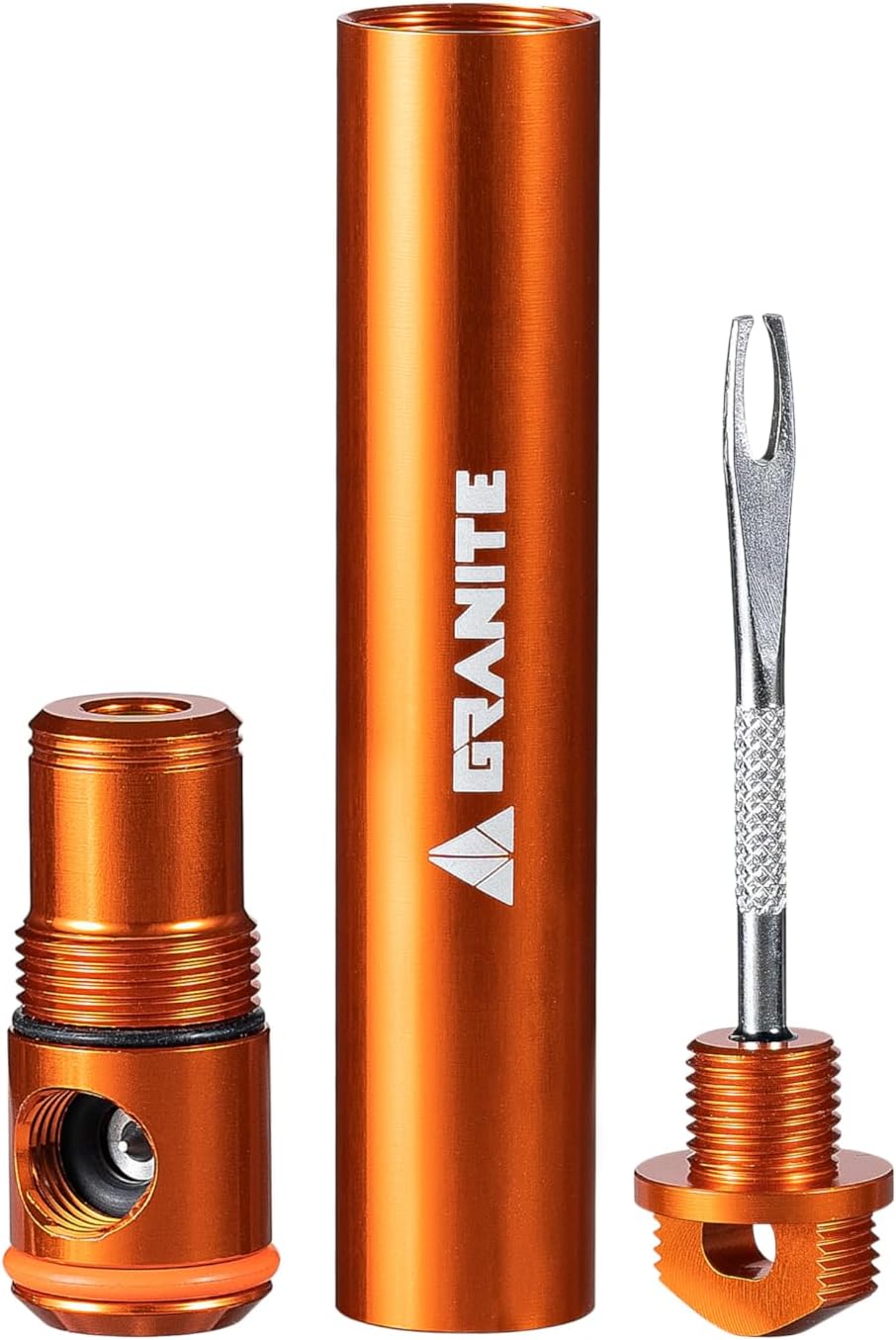 Granite Suture Aero Tubeless Tire Plug Kit, CO2 Inflator, Presta Valve