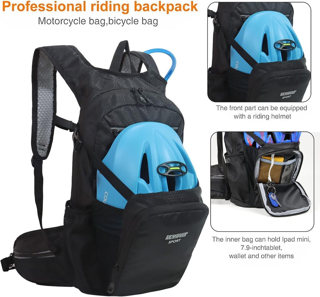 Hiking Daypack 15L Lightweight Waterproof Backpack