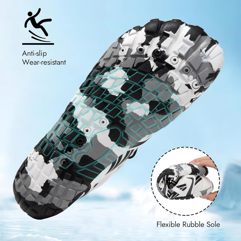 ATHMILE Barefoot Water Shoes Women Men Wide Non Slip Aqua Beach River Pool