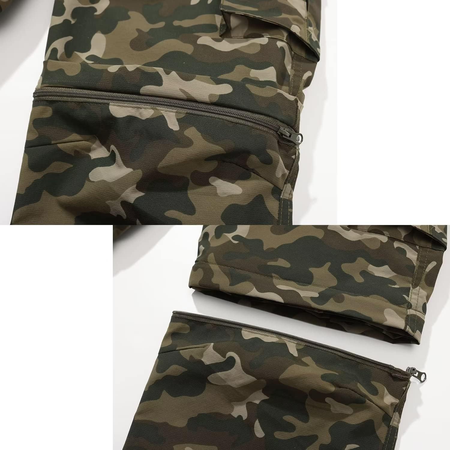 JOMLUN Boy’s Scout Pants Convertible Hiking Quick Dry Zip Off Pants Outdoor Climbing Casual Trouser Kids Youth Cargo Pants