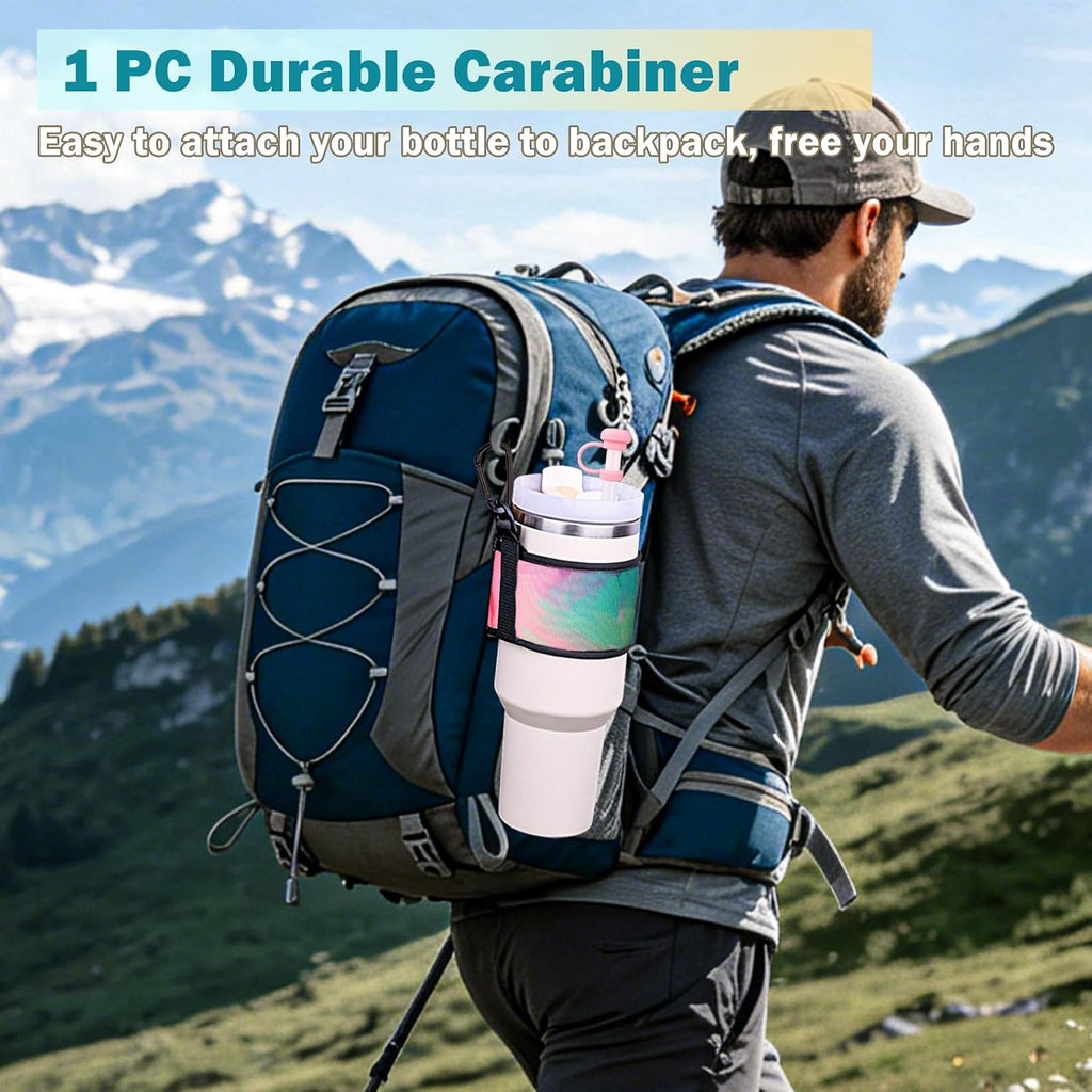 LUCKINEE Tumbler Holder with Strap Water Bottle Holder with Strap Handle