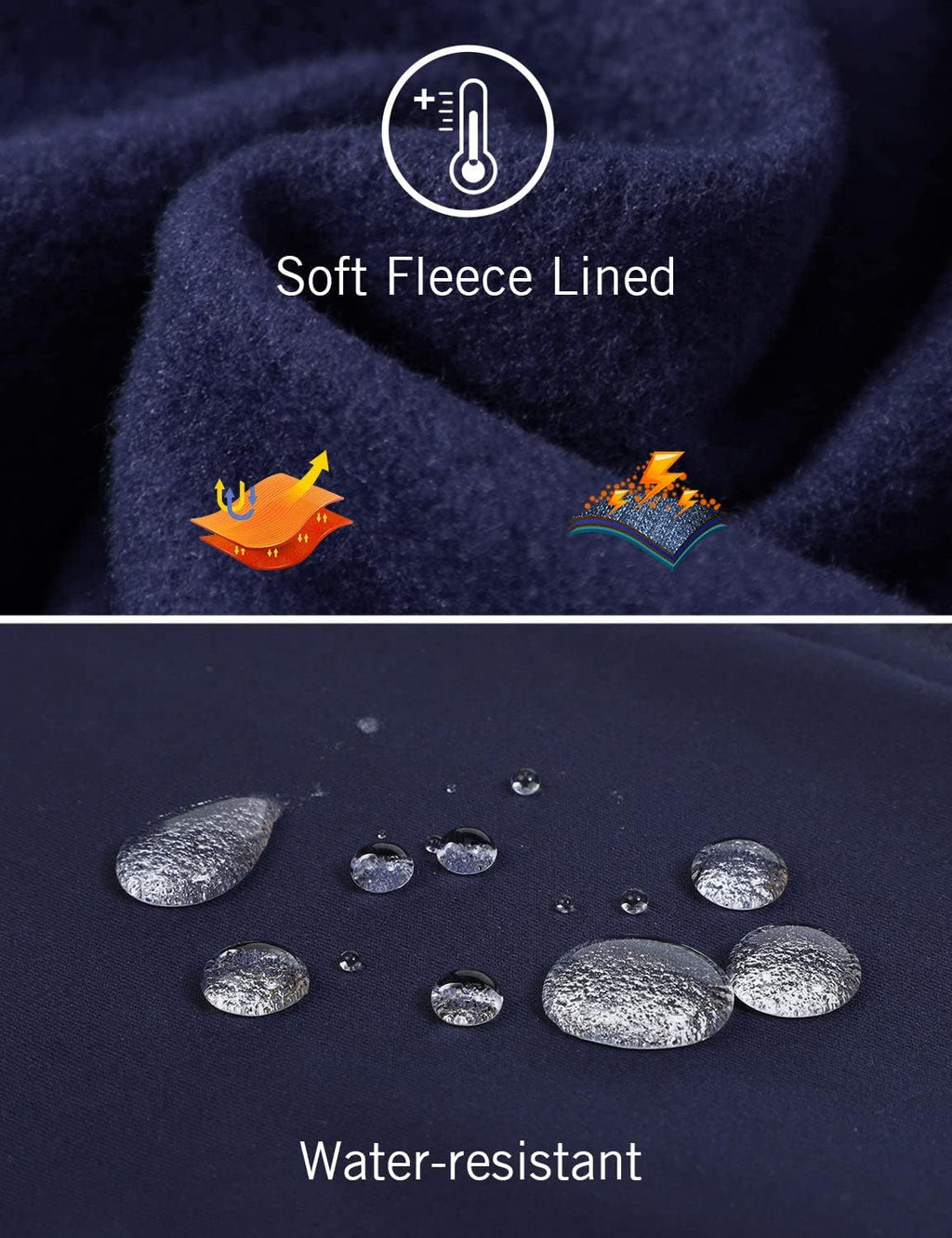 baleaf Women's Fleece Running Jacket Winter Gear Water Resistant Cycling