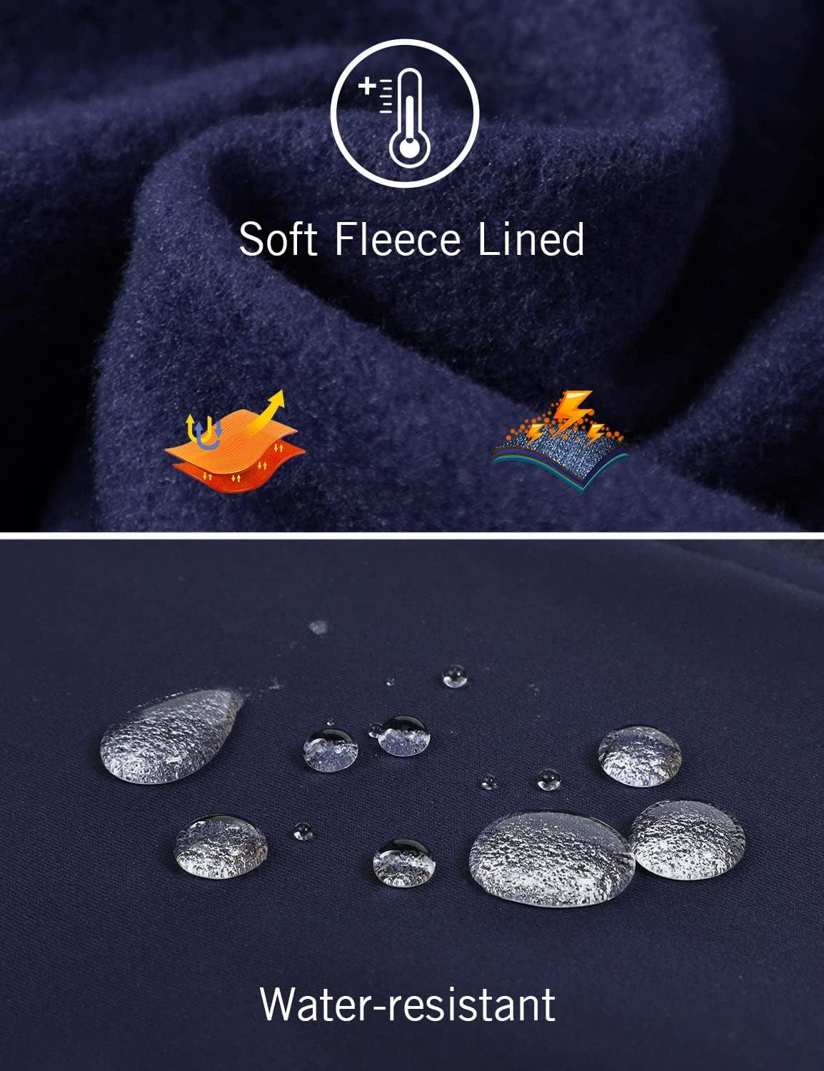 baleaf Women's Fleece Running Jacket Winter Gear Water Resistant Cycling