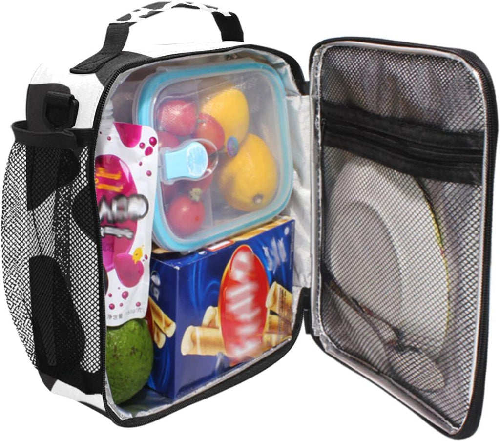Cow Lunch Box Insulated Lunch Bag Cooler Tote Bag