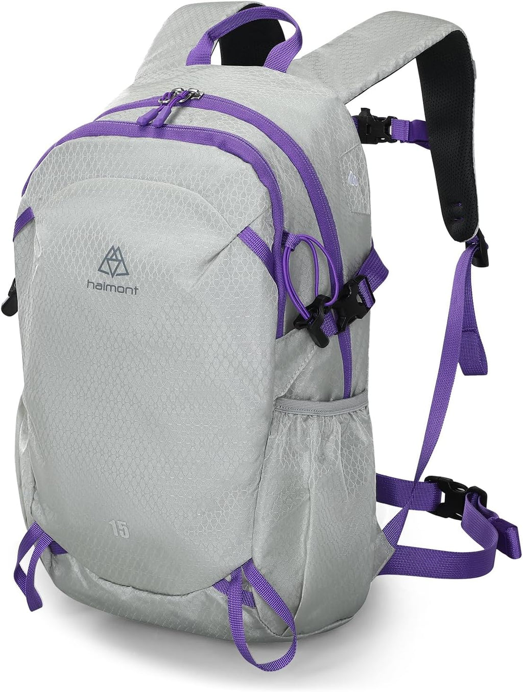 Haimont 15L Lightweight Hiking Daypack, Grey