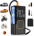 Tire Inflator Portable Air Compressor, Cordless Car&Bike Tyre Pump