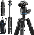 SIRUI AM-025K+KS-5 Carbon Fiber Travel Tripod, Ball Head, 55.1"