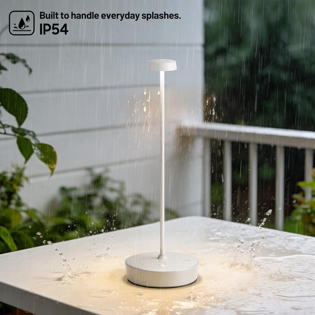 2 Pack Rechargeable Cordless Table Lamp, 6000mAh Battery Table Light