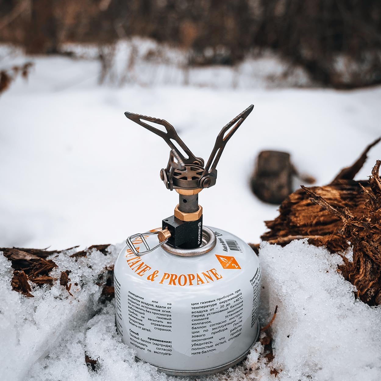Fire-Maple FMS-300T Portable Camping Stove Ultra Light Titanium Gas Stove