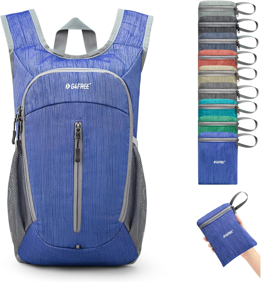 G4Free 10L Hiking Backpack Small Travel Hiking Daypack Lightweight Packable Backpack Casual Foldable Shoulder Bag