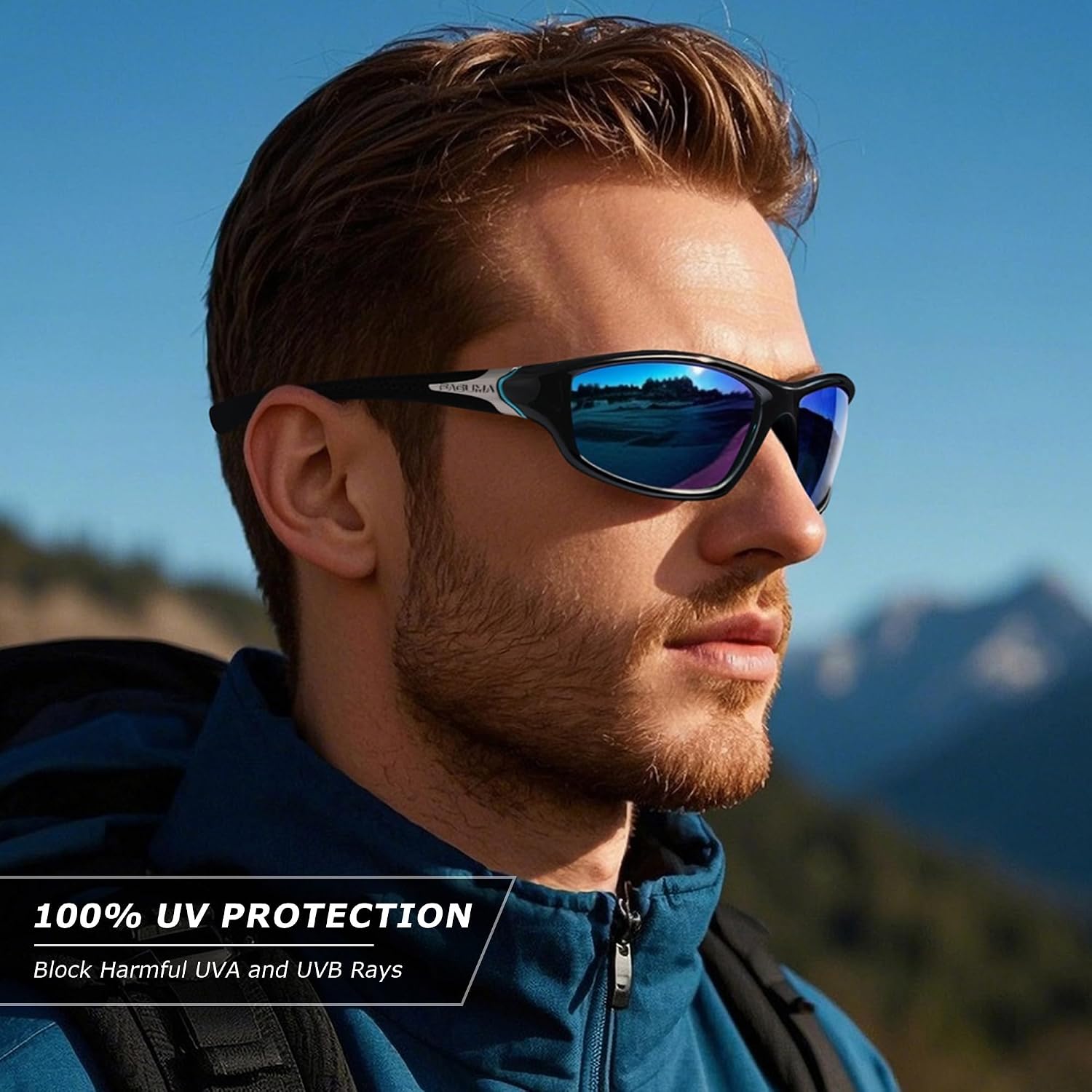 FAGUMA Sports Polarized Sunglasses For Men UV400 Protection