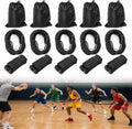 5 Sets Zone Defense Resistance Band Kit, with Adjustable Waist Strap