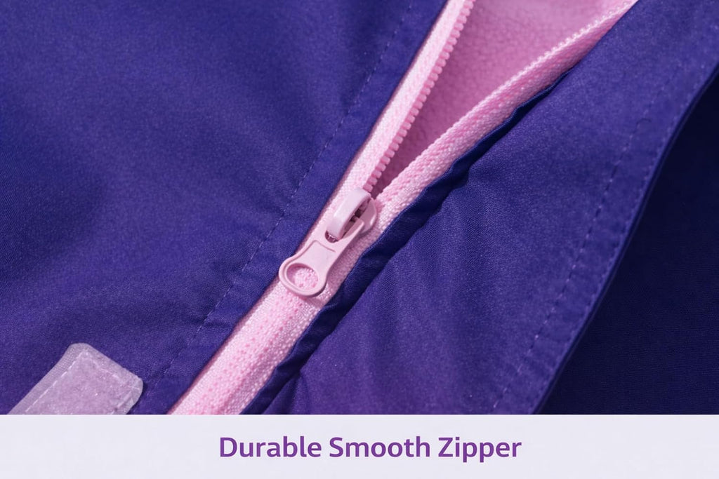 MGEOY Kids Rain Jacket, Waterproof Lightweight Hooded Windbreaker for Boys Girls 4-16Y