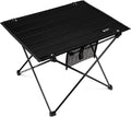 ONETIGRIS Foldable Camping Table, Lightweight Portable Table Sturdy & Quick Setup, Holds Up to 66 lbs, Perfect for Camping, Hiking, Backpacking, Picnic, Beach, Travel