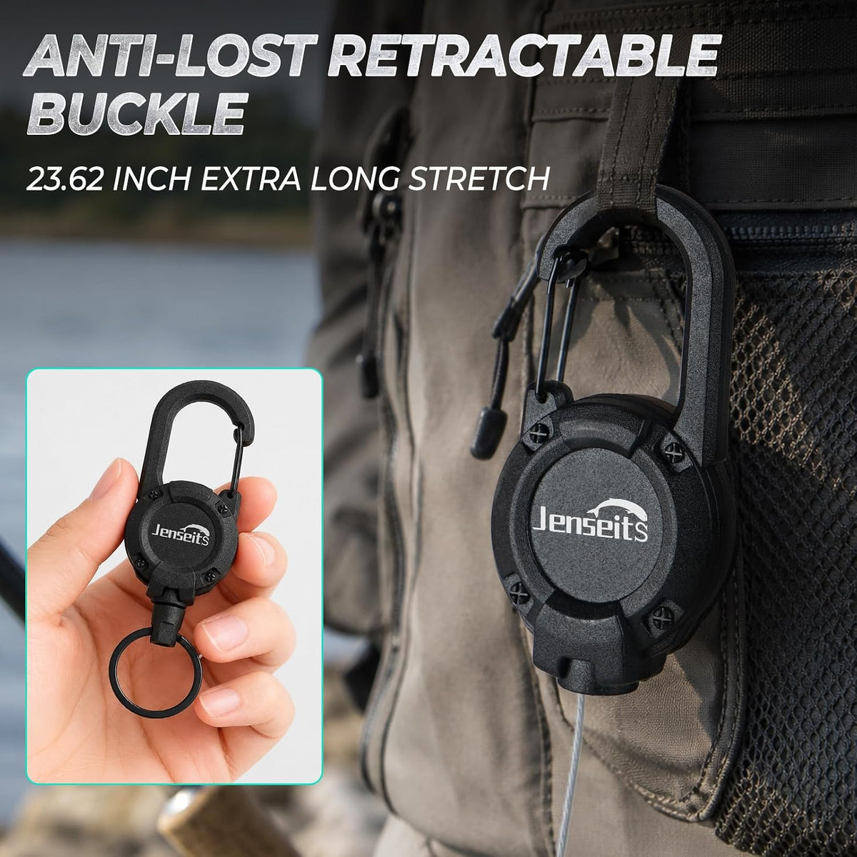 Jenseits Fishing Tool Kit, 420 Stainless Steel Fishing Accessories Set