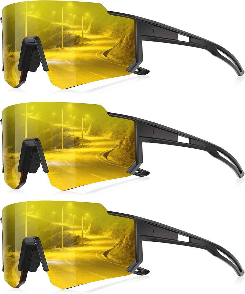 Sports Polarized Sunglasses Men Women for Running Baseball Hiking