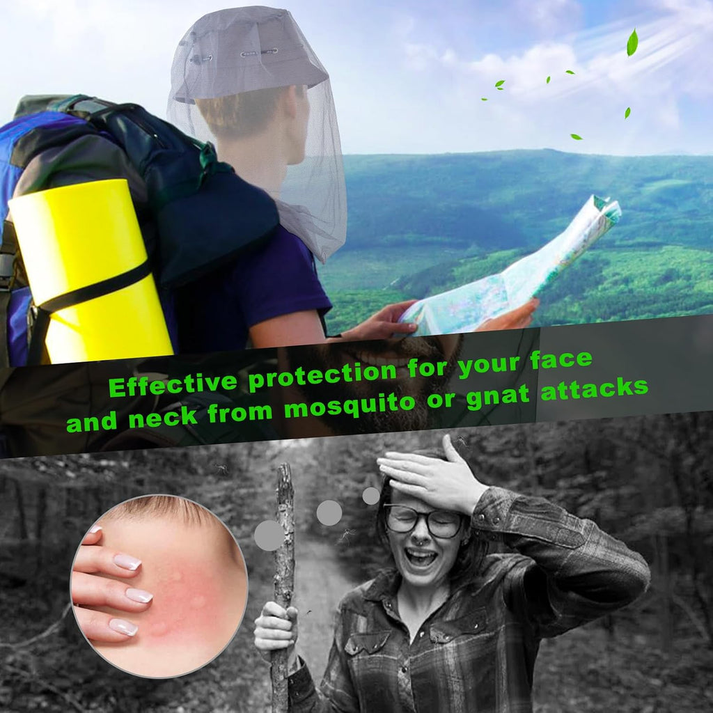 South to East Mosquito Head Net for Insect 2 Pack, Fly & Bug Protection