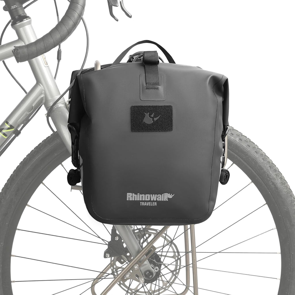 Rhinowalk Bike Pannier Bag Waterproof 6/12/20/25L Bicycle Rear Seat Bag Backpack With Shoulder Strap for Touring Cycling