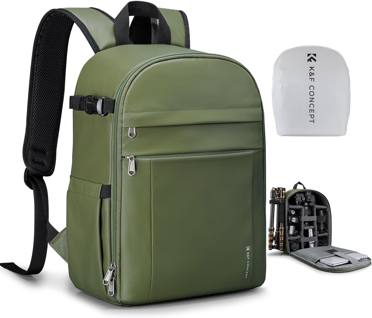 K&F CONCEPT Camera Backpack, DSLR/SLR/Mirrorless Photography Camera Bag
