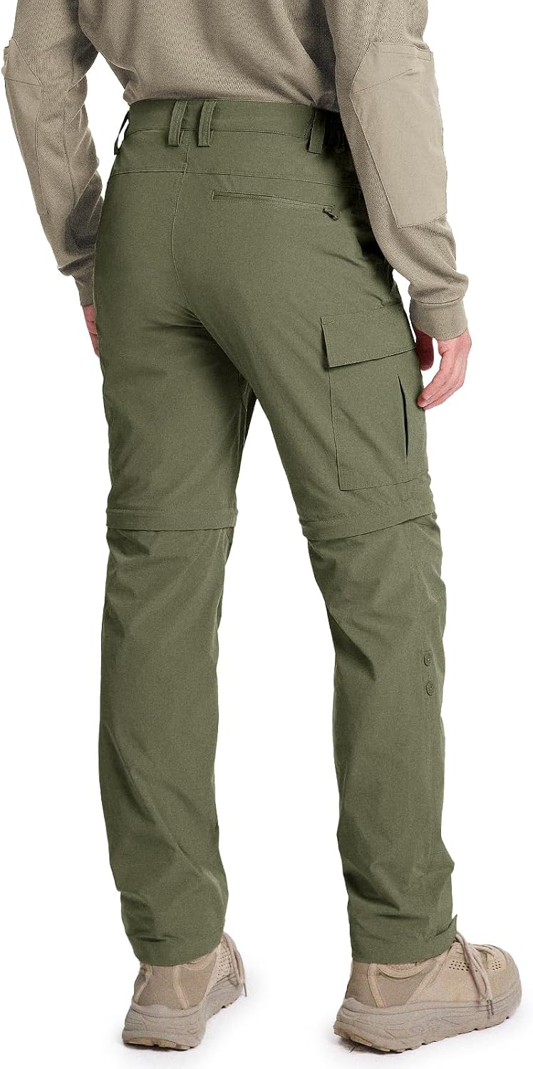 Moosehill Men's Hiking Pants: Convertible Quick-Dry