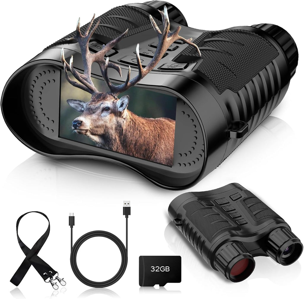 4K Night Vision Goggles Binoculars,Tech Gifts, for Men & Teens