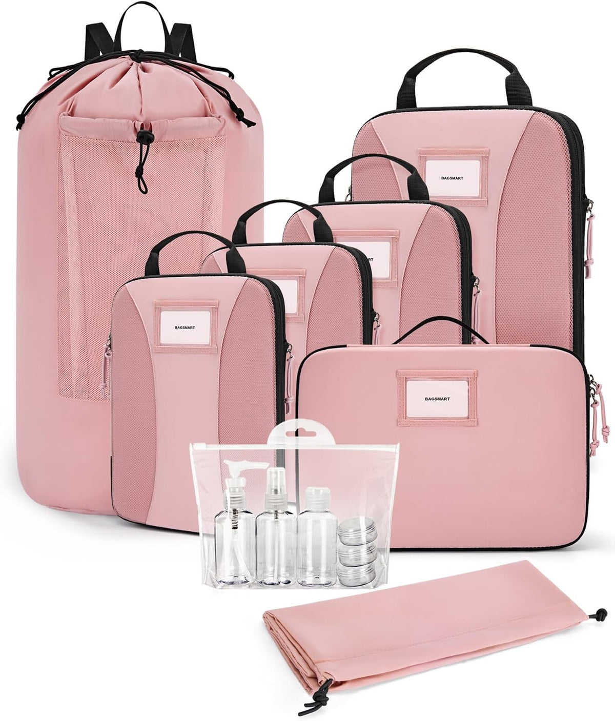 BAGSMART Compression Packing Cubes, Lightweight Travel Essentials