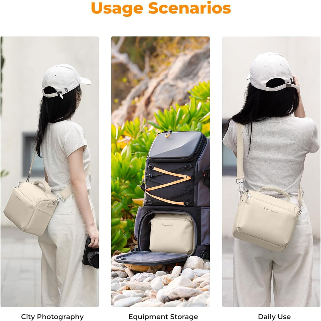 K&F CONCEPT Camera Sling Bag Small Crossbody Case