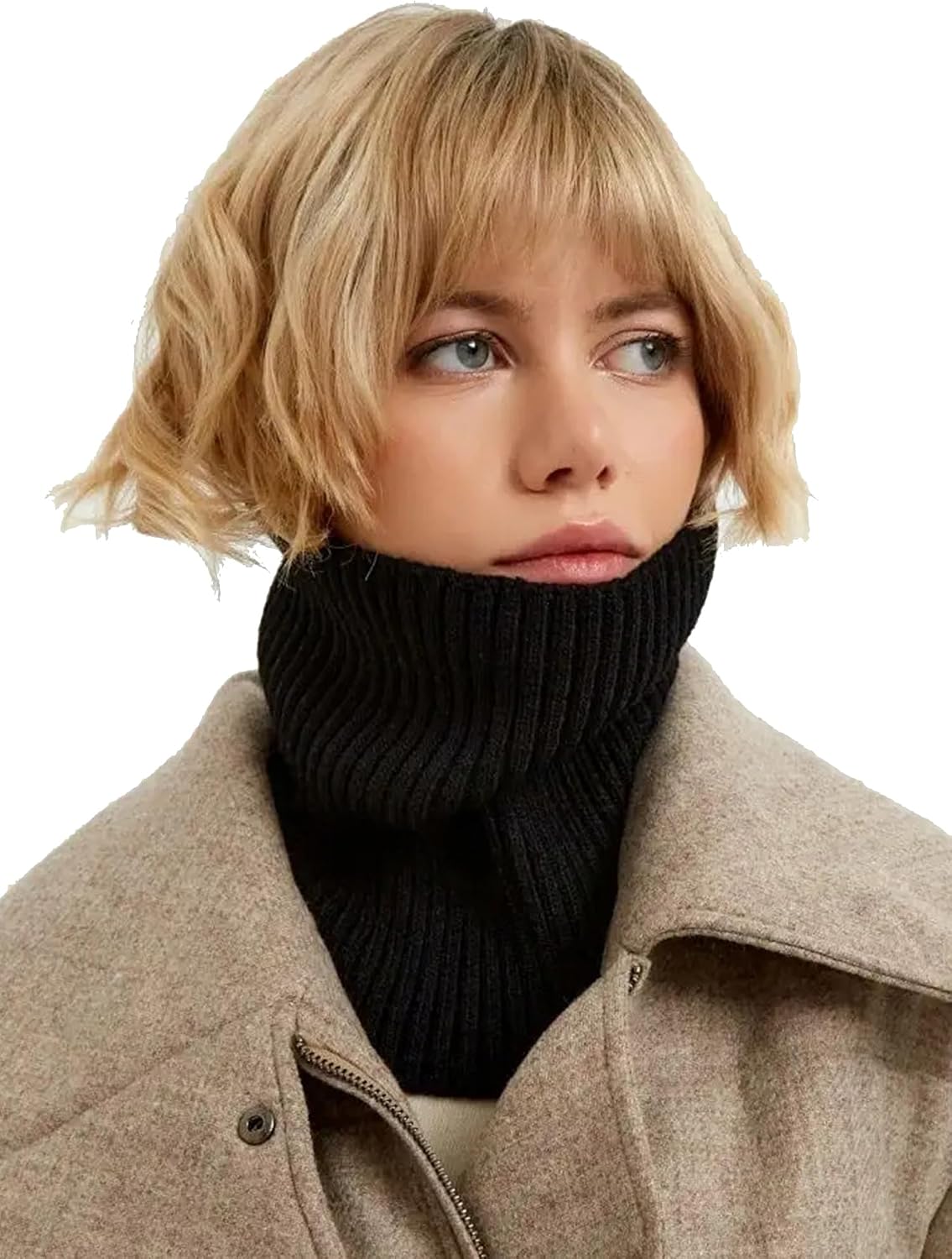 Winter Neck Warmer Scarf Neck Gaiter for Men Women, Windproof Neck Warmer Ski, Tube Circle Neck Scarves