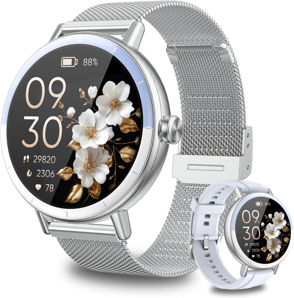 Smart Watches for Women Android/iphone, Fitness Tracker with Calls&Answer