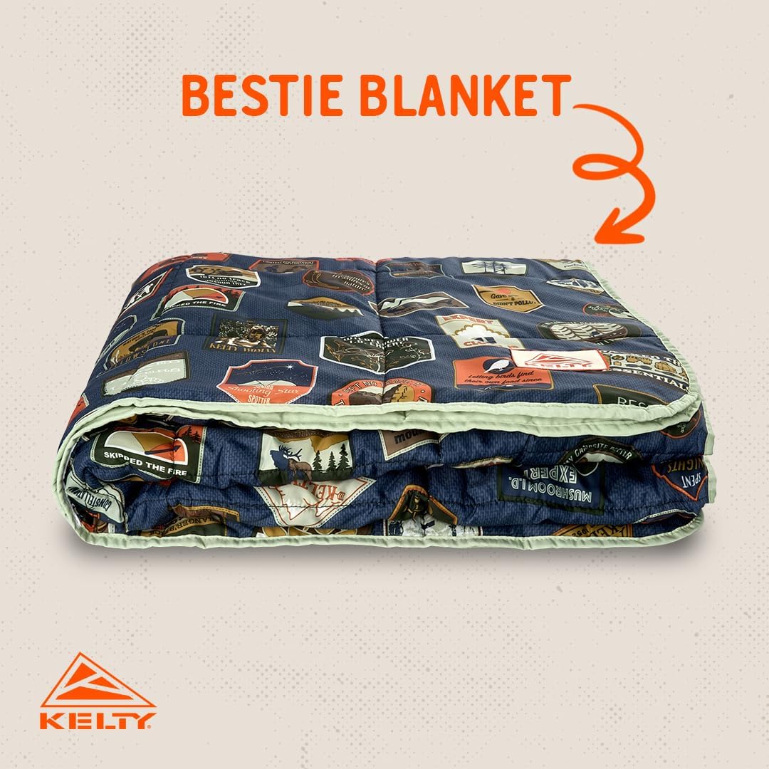 Kelty | Bestie Blanket Patches - Fun and Functional Large 1P Blanket - Twin