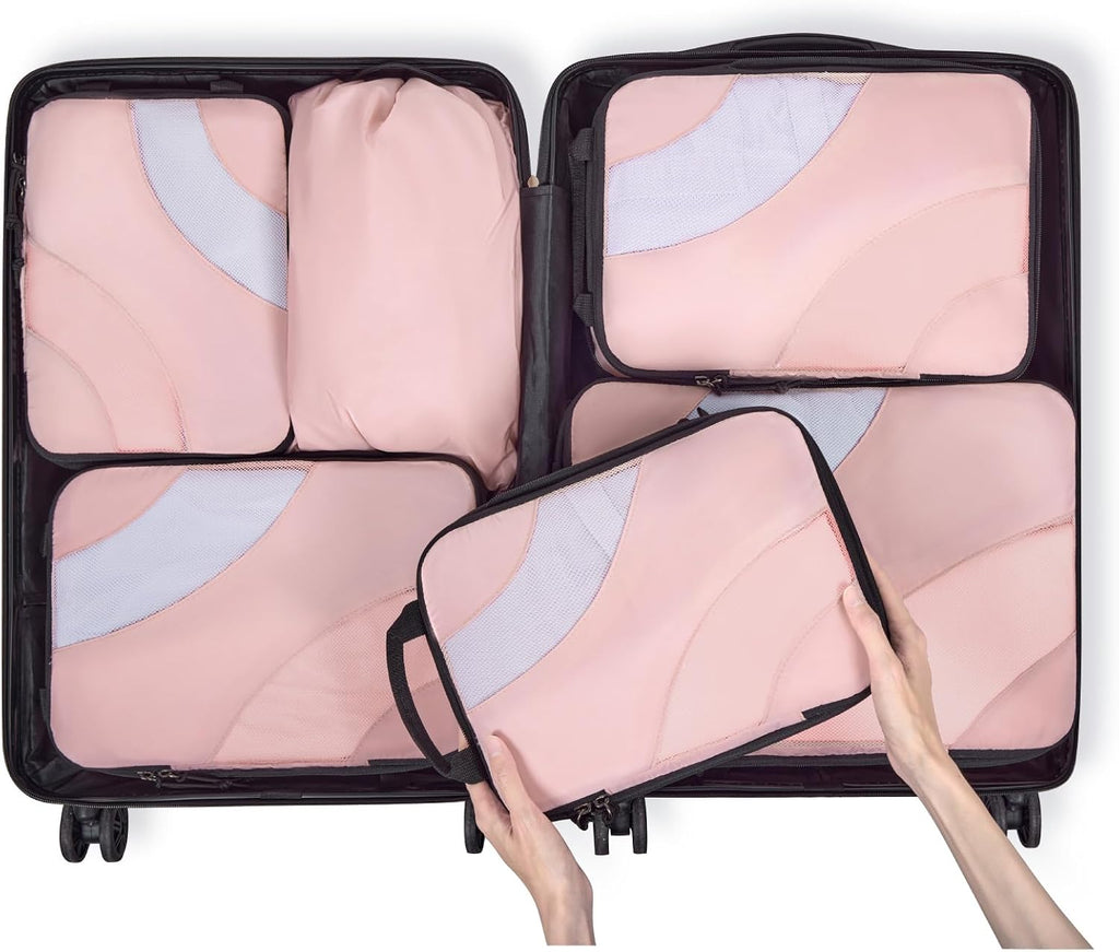 BAGSMART Compression Packing Cubes for Travel