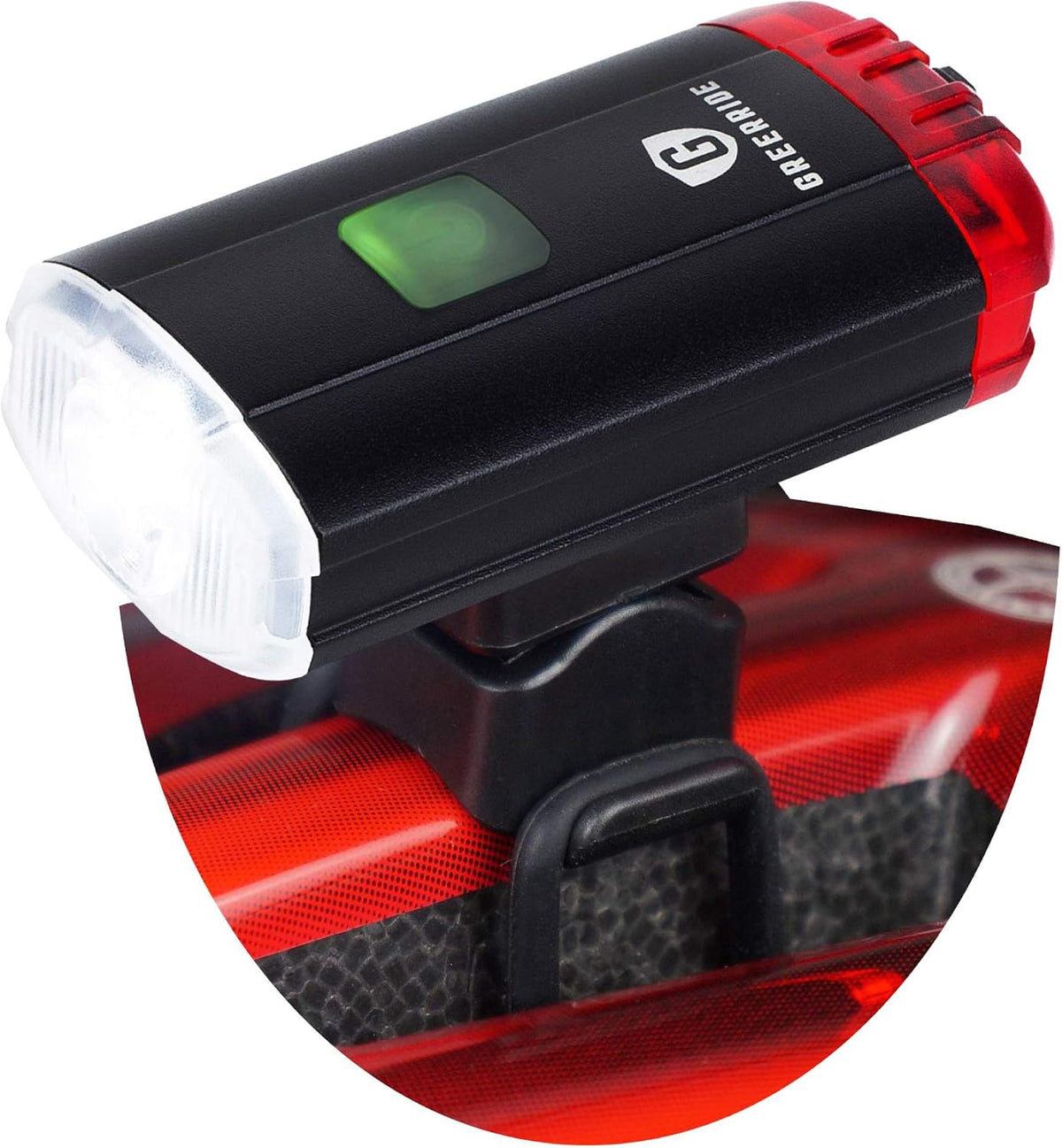 Rechargeable Bike Helmet Light - Night Riding Bicycle Light