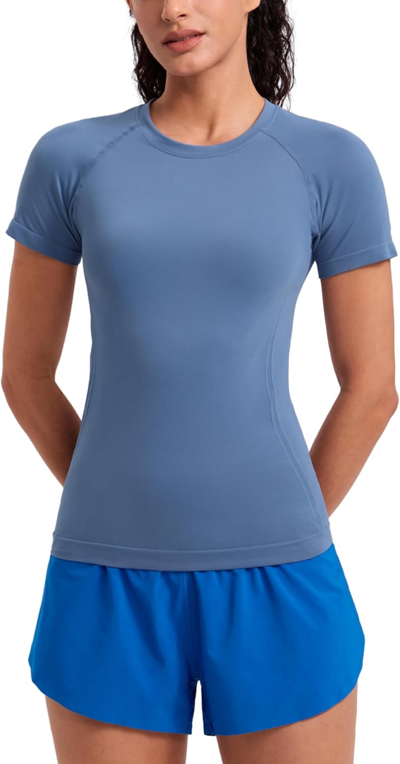 CRZ YOGA Seamless T-Shirt Hip Length