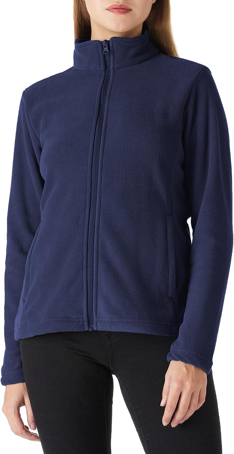 Outdoor Ventures Women's Lightweight Warm Polar Fleece Jacket Zip Up