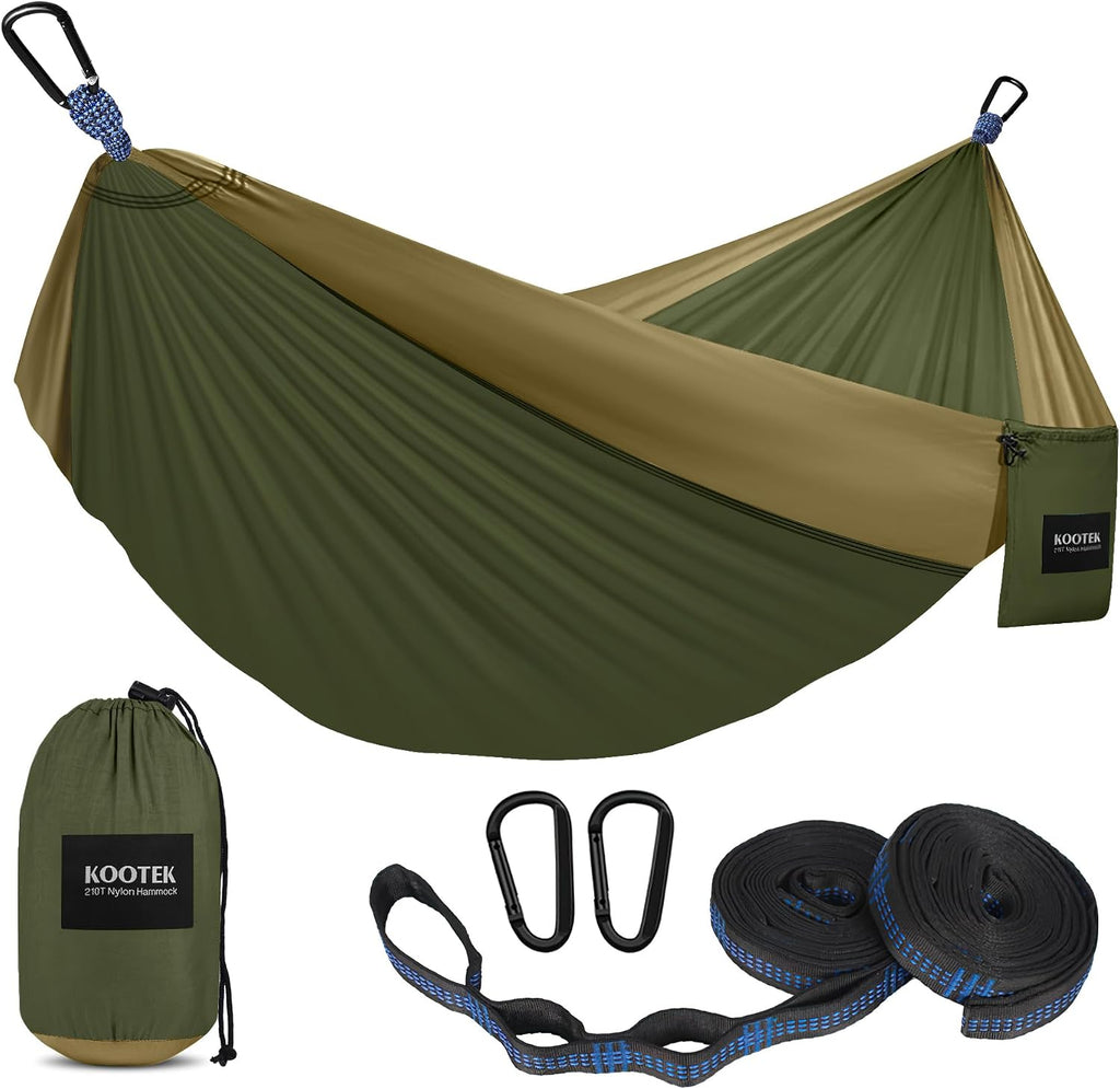 Kootek Camping Hammock 400lbs Capacity Outdoor Camping Essentials, Single