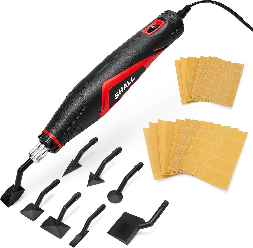 SHALL Mini Pen Sander, Electric Reciprocating Sander w/ 4 Adjustable Speeds