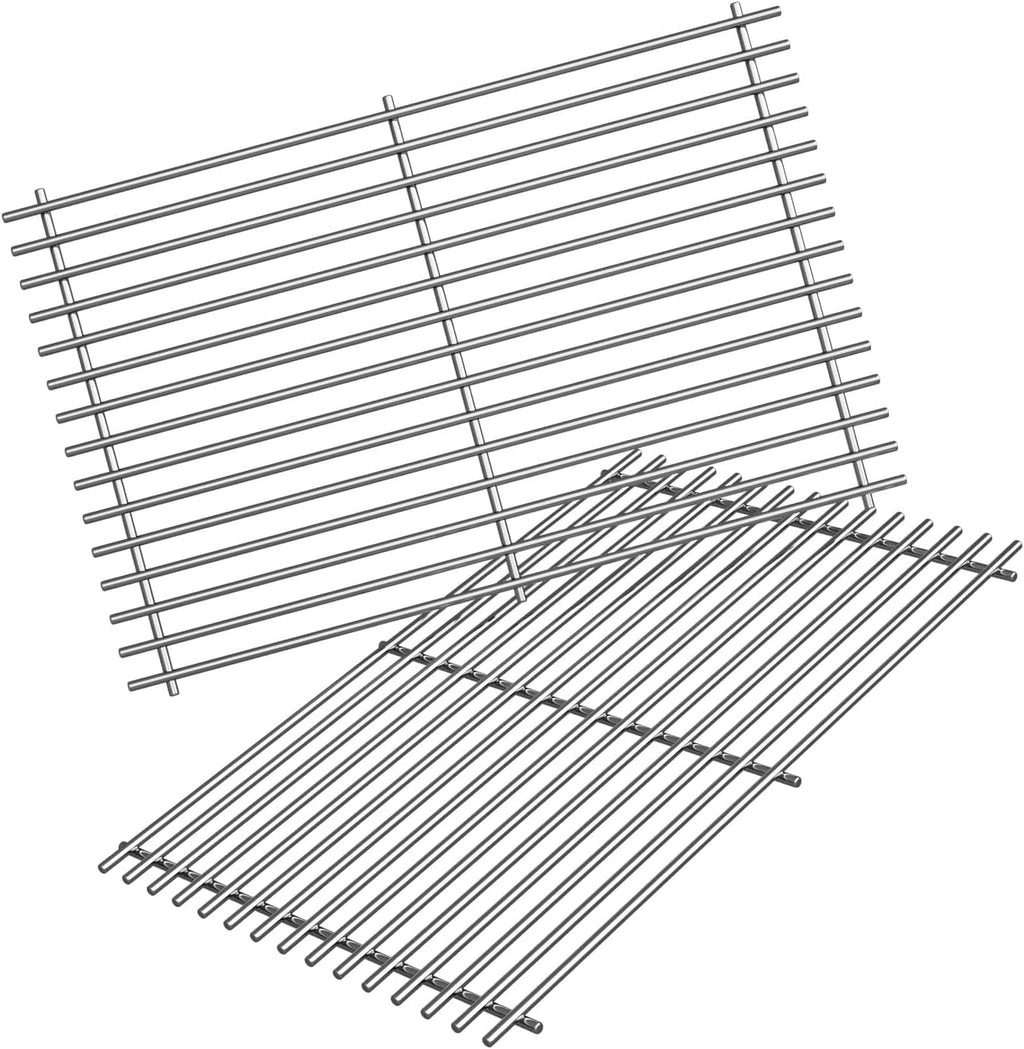 2pcs Stainless Steel Cooking Grill Grates for Weber, 19.5'' x 25.5''
