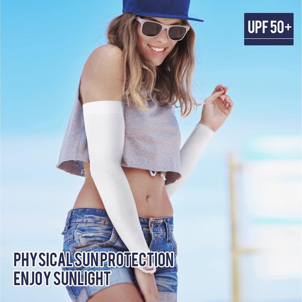 GOUNOD Arm Sleeves for Men Women, UPF 50+ Cooling Sun Protection Sleeves