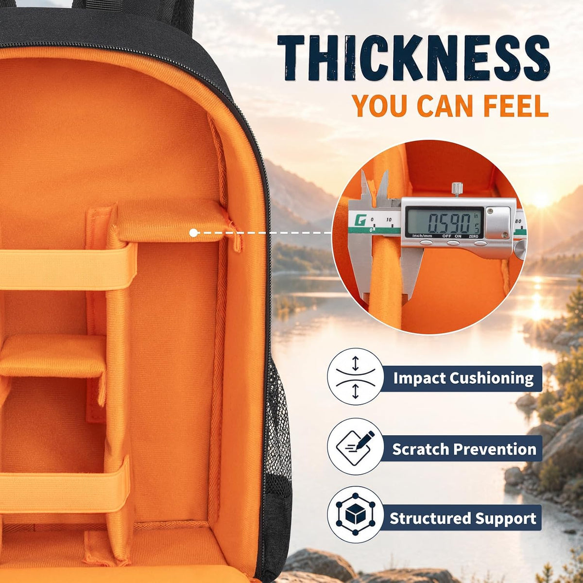 Camera Backpack for Photographers, Professional DSLR Camera Bag