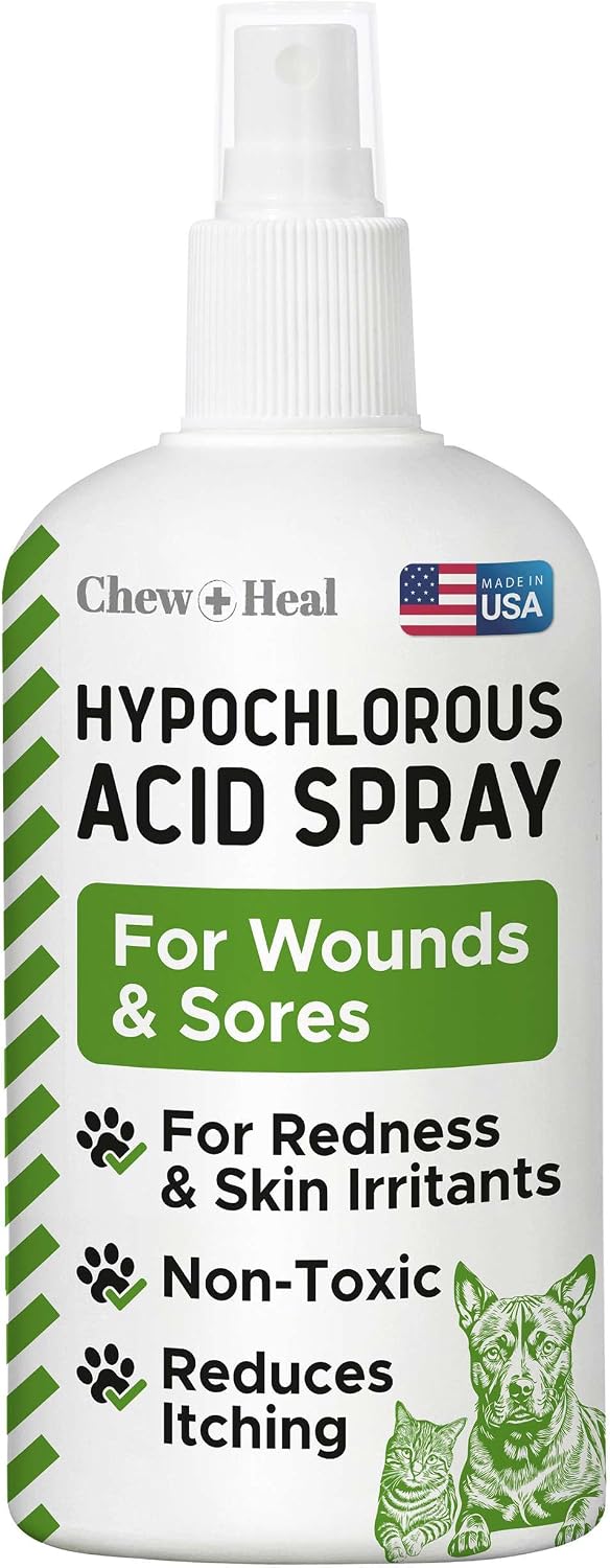 Hypochlorous Acid Spray for Dogs, 4oz - Pet Wound Care & Skin Relief