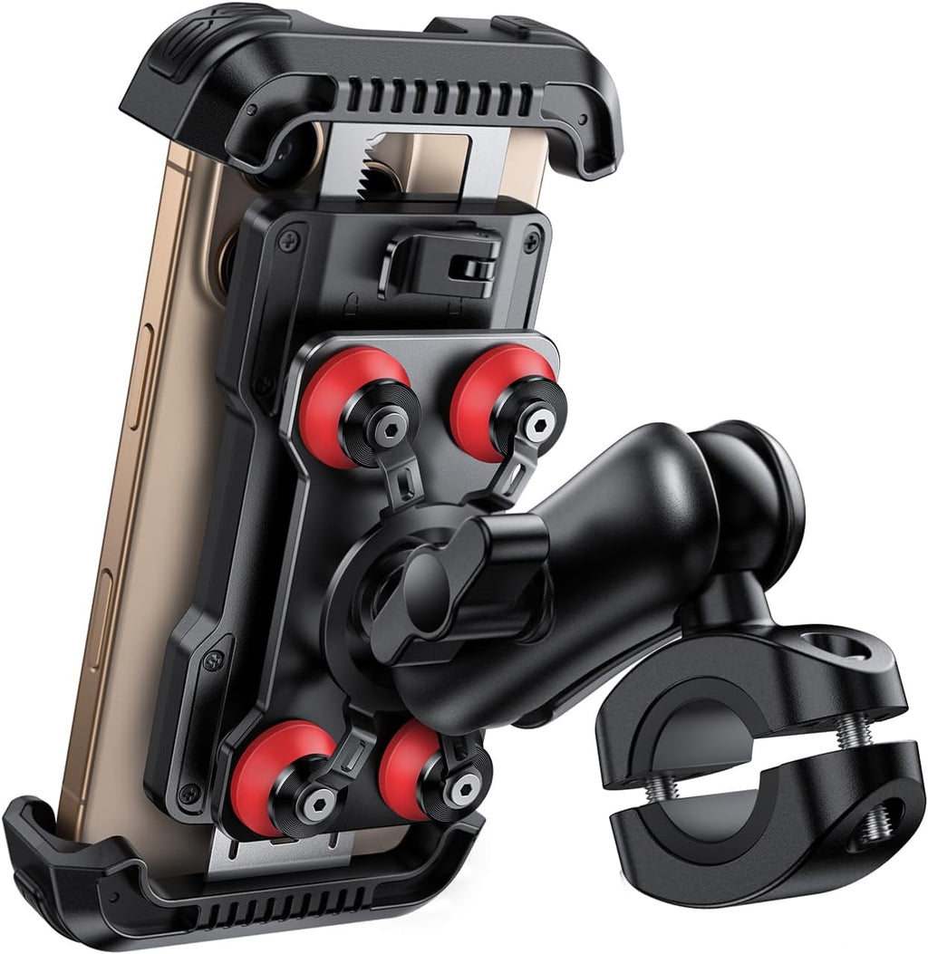 Lamicall Motorcycle Phone Mount Holder with Dual Vibration Dampener