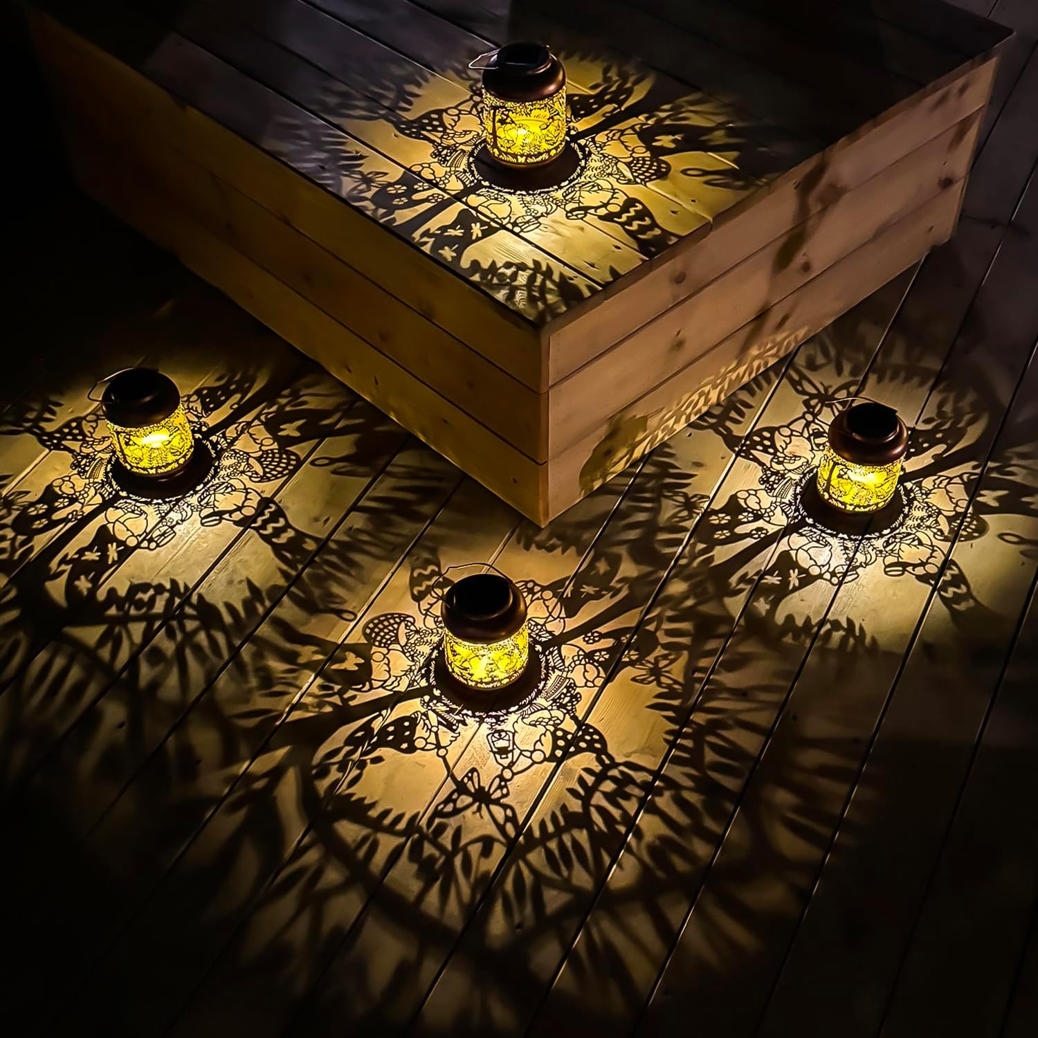 Gnomes Solar Lanterns Outdoor Waterproof,Hanging Solar Lights Gnome Gifts for Women Metal LED Decorative Light for Yard,Patio,Lawn,Tabletop,Pathway,Landscape,Garden Gnomes Decor