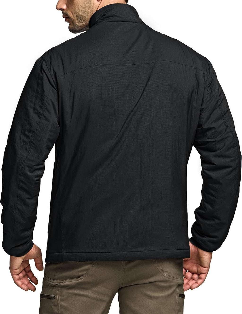 CQR Men's Lightweight Warm Insulated Jacket, Windproof Water Resistant Winter Active Coat for Hiking Work Outdoor Tactical