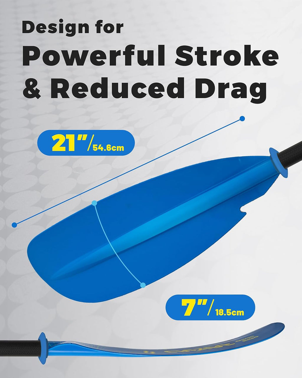 Performance Adjustable Kayak Paddle – Lightweight Carbon Fiber Shaft, Floating Design, Tool-Free Length & Blade Angle Adjustment, Drip Rings for Kayak & SUP