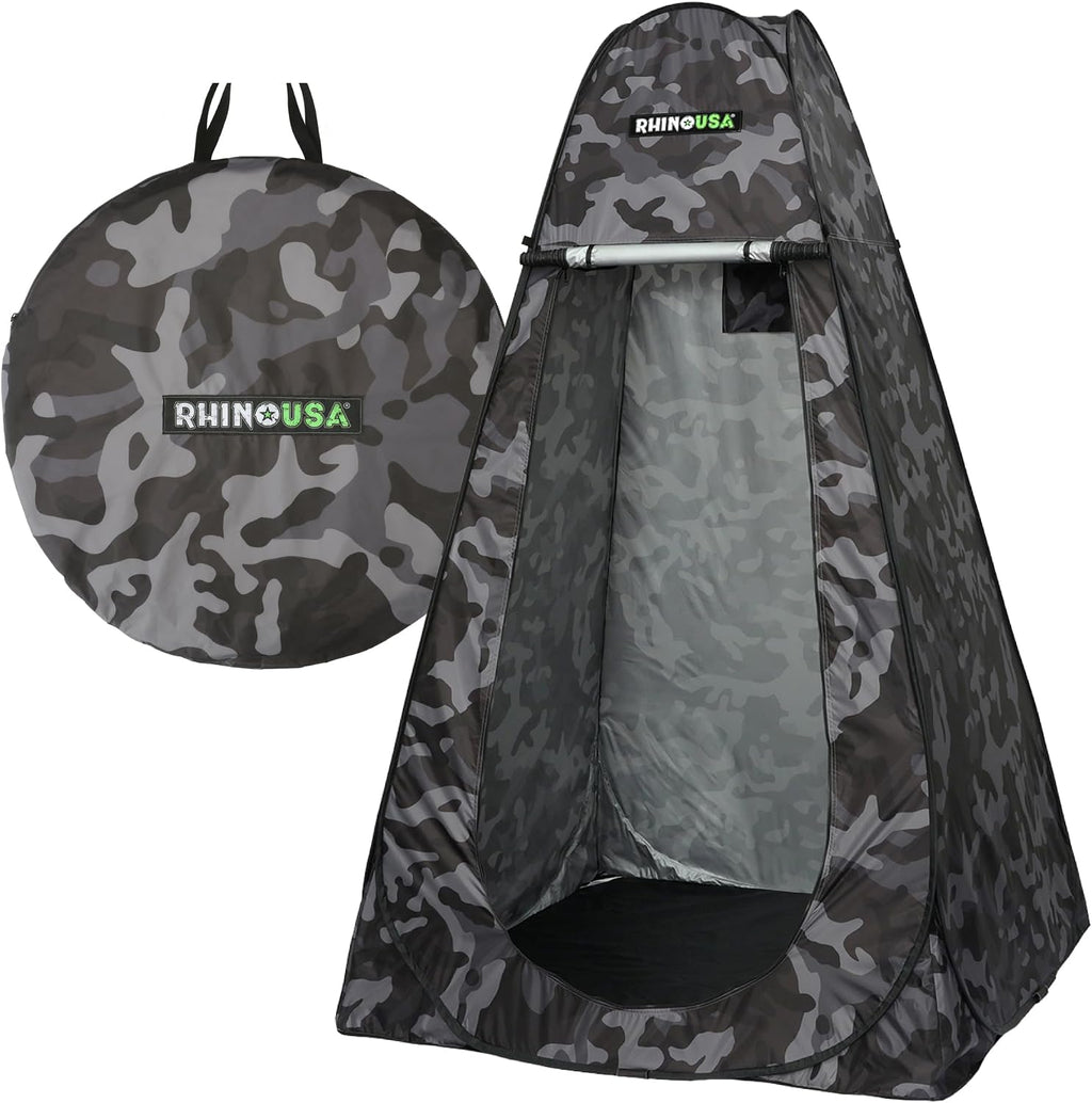Rhino USA Pop-Up Privacy Changing Tent - Portable Camp Shower & Toilet