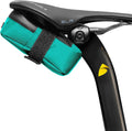 ALMSTHRE Signature Bike Saddle Bag – Aqua | 0.5L Bike Seat Bag (3" x 5.25" x 2") | Water-Resistant Ripstop, Waterproof Zipper, Internal Pocket | Durable Under Seat Storage