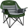 Youtanic Oversized Padded Camping Chair, Portable Folding Camping Chairs