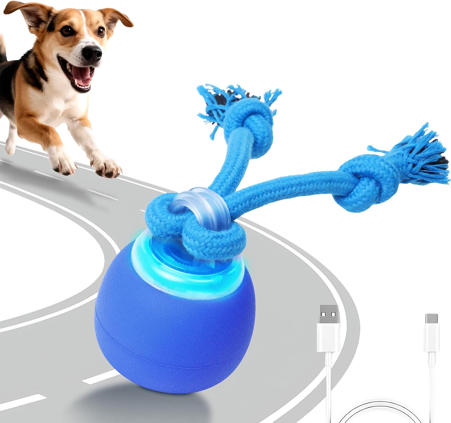 Interactive Dog Toys Bouncing & Jumping Dog Ball
